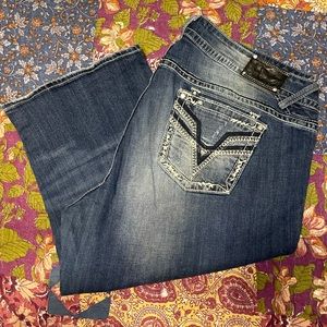 Vigoss Plus Size Jeans Capri Cropped size 24